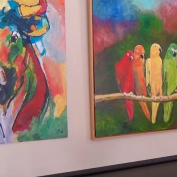 Tentoonstelling vier schilders feestelijk geopend