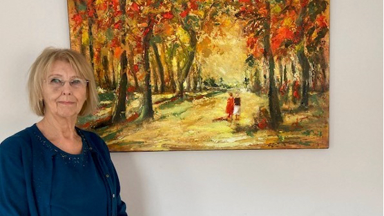 Expositie schilderwerken José van Gool in Dorpshuis Het Wapen van Landsmeer