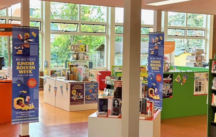 Tijdens de kinderboekenweek viert de bibliotheek ’thuis’