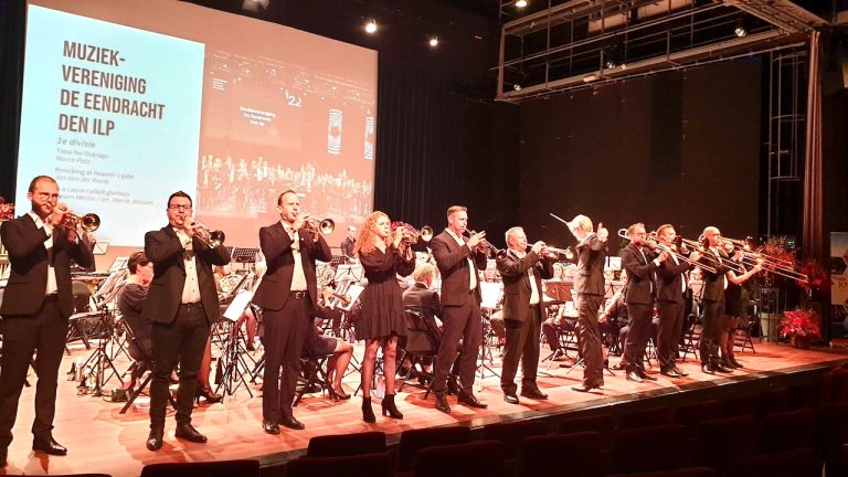 Fanfare De Eendracht Den Ilp wint 1e prijs met ‘lof der jury’ op concertconcours in Veldhoven