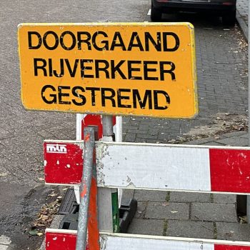 Gemeente biedt excuses aan voor slechte communicatie over wegafsluiting