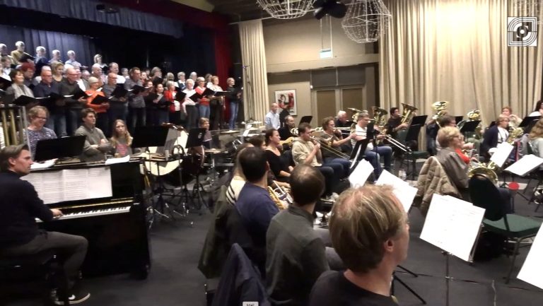 Amicitia op weg naar het kerstconcert