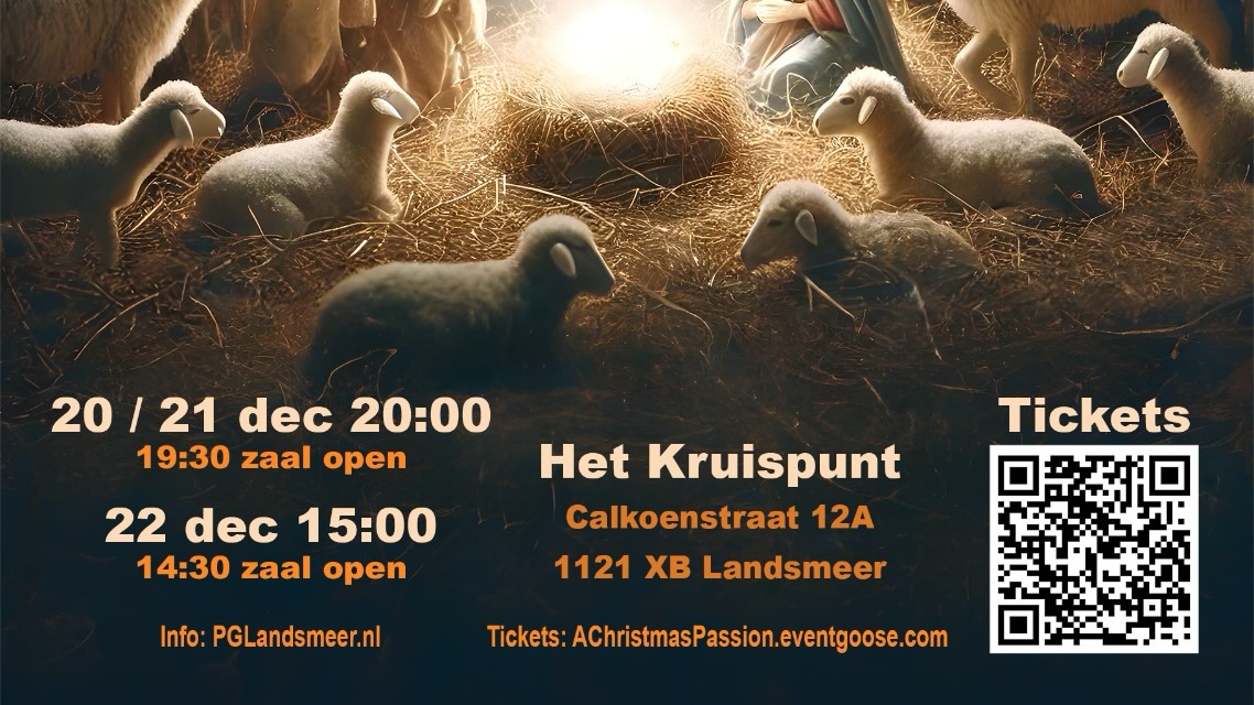 Christmas Passion 2024 in het Kruispunt Lokale Omroep Landsmeer