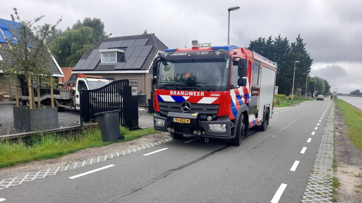 Gaslek aan de Kanaalweg