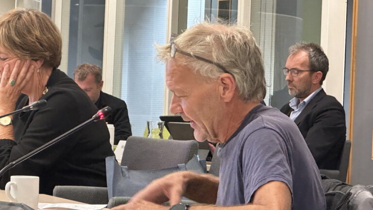 Protest André La Fontaine tegen het niet-behandelen van zijn amendenten