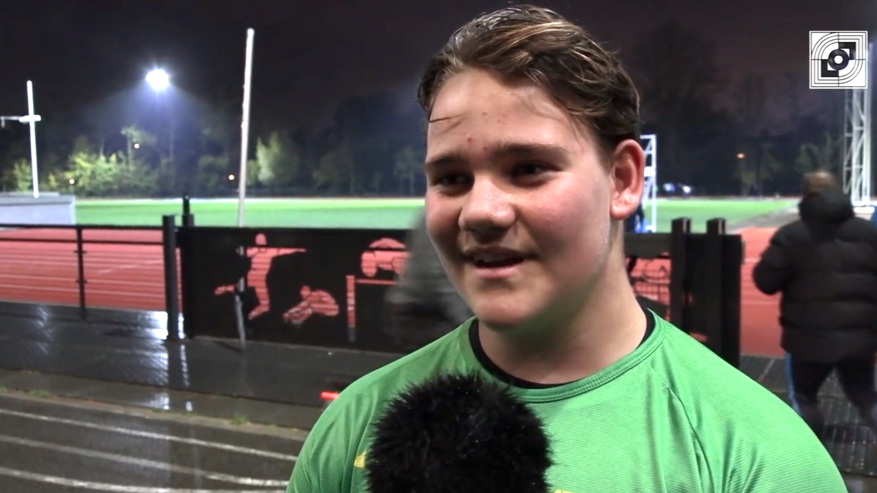 Lars Vet blijkt goed te kunnen kogelstoten en dat zit waarschijnlijk in zijn genen