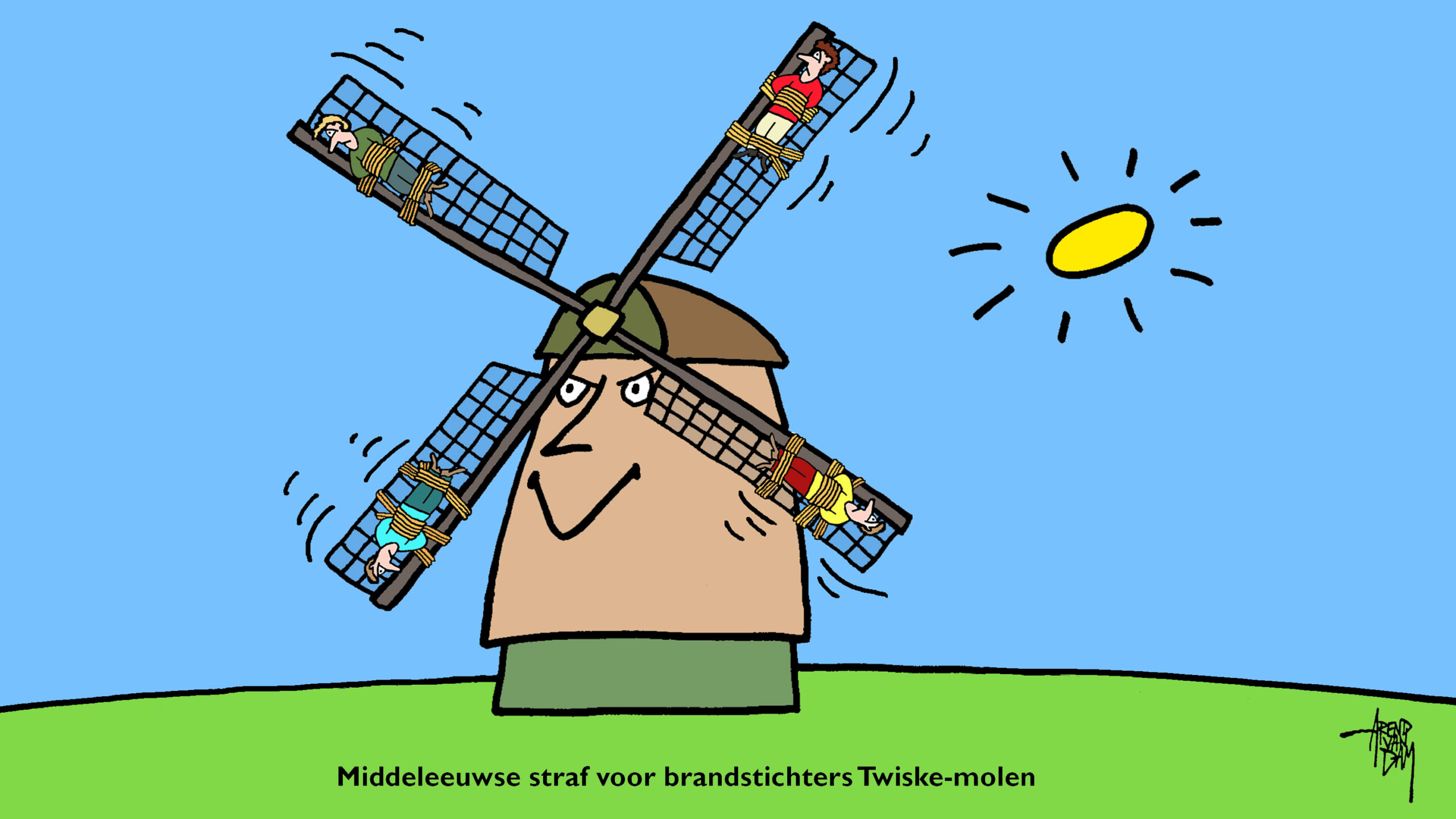 Alerte voorbijganger voorkomt grote brand bij Twiskemolen