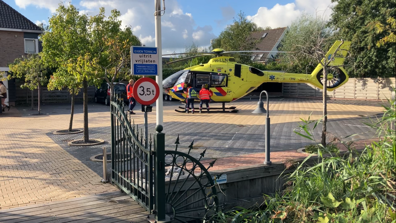 Traumahelikopter ingezet bij incident op het Zuideinde